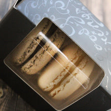 Load image into Gallery viewer, Two Piece Macaron Favour (in black)
