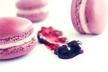 Load image into Gallery viewer, Black Currant Macarons