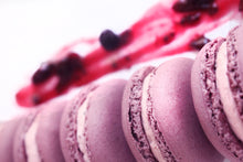 Load image into Gallery viewer, Black Currant Macarons
