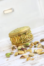 Load image into Gallery viewer, Pistachio Salted Caramel Big Macaron
