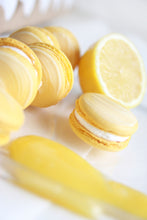 Load image into Gallery viewer, Lemon Meringue Macarons
