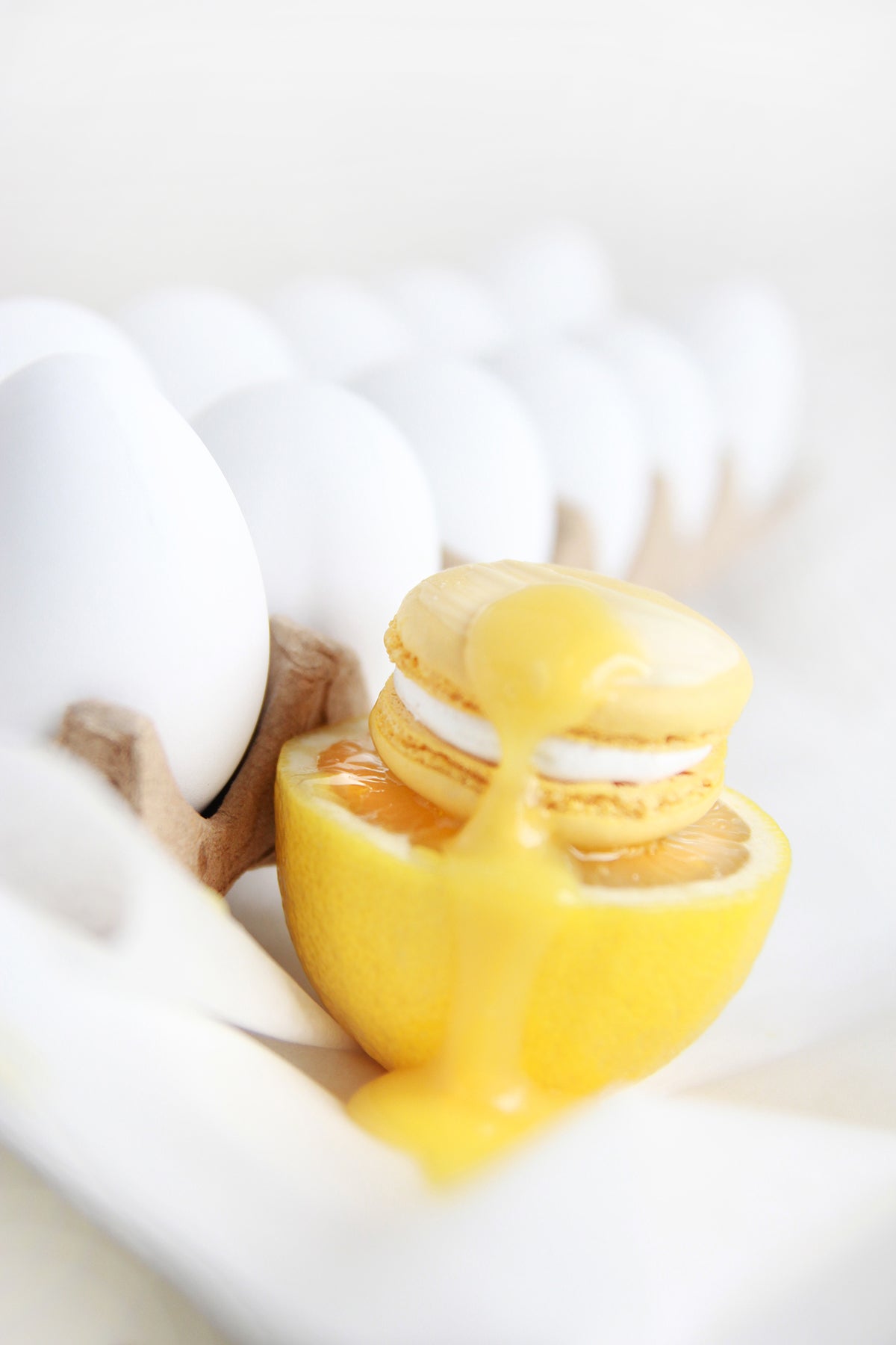 Lemon Meringue Macarons