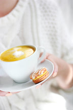 Pumpkin Spice Latte Macarons