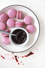 Load image into Gallery viewer, Black Currant Macarons
