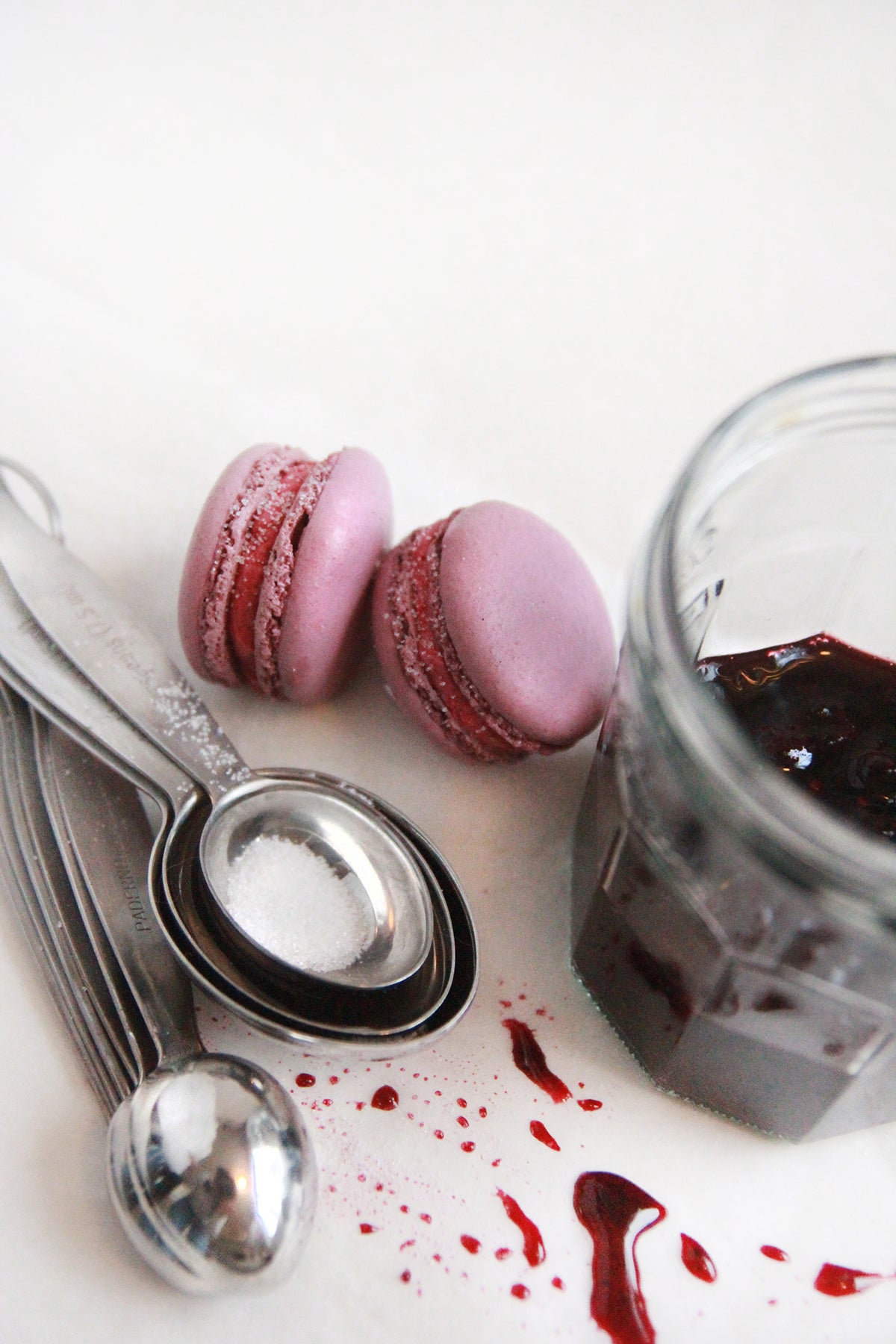 Black Currant Macarons
