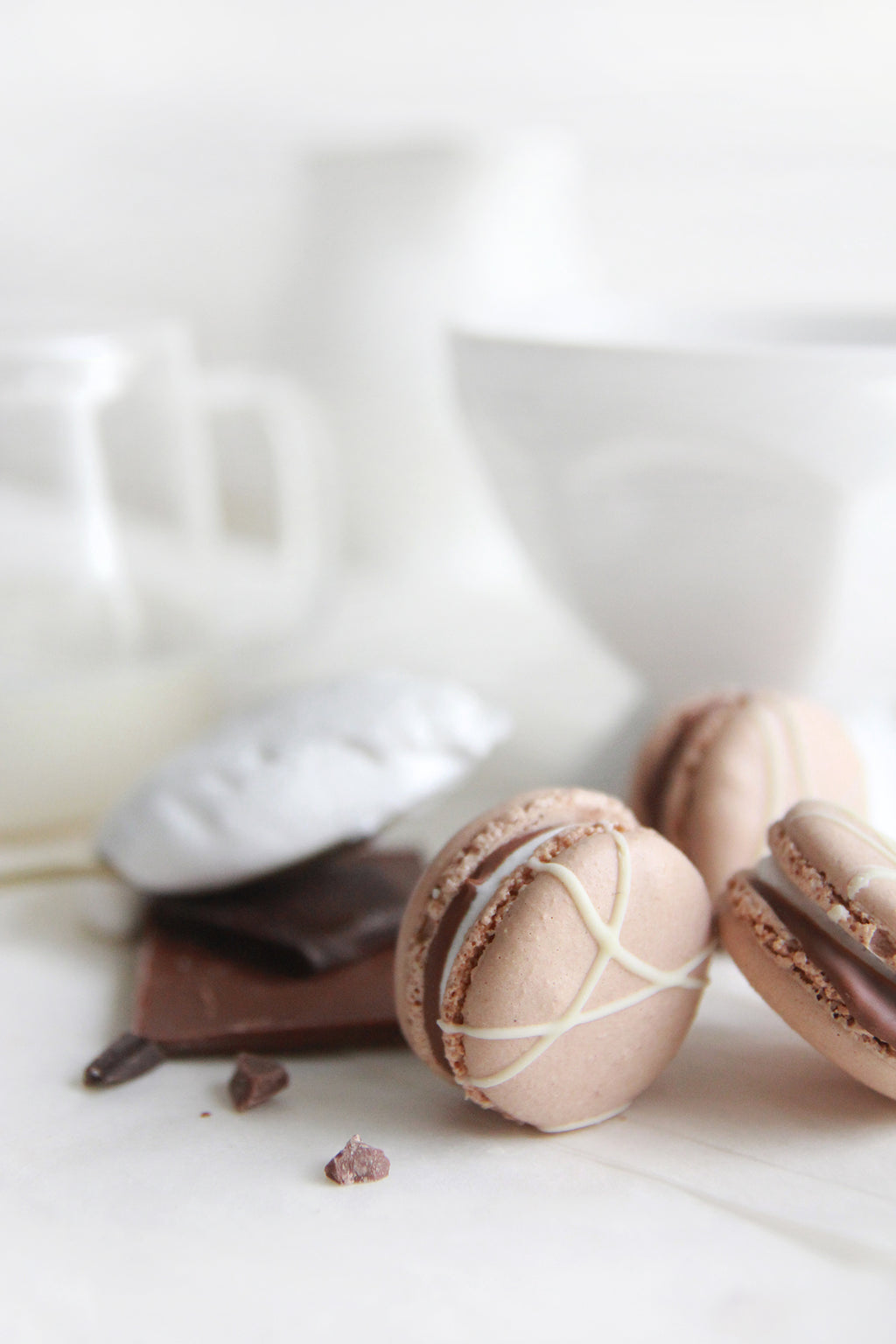 Hot Chocolate Macarons