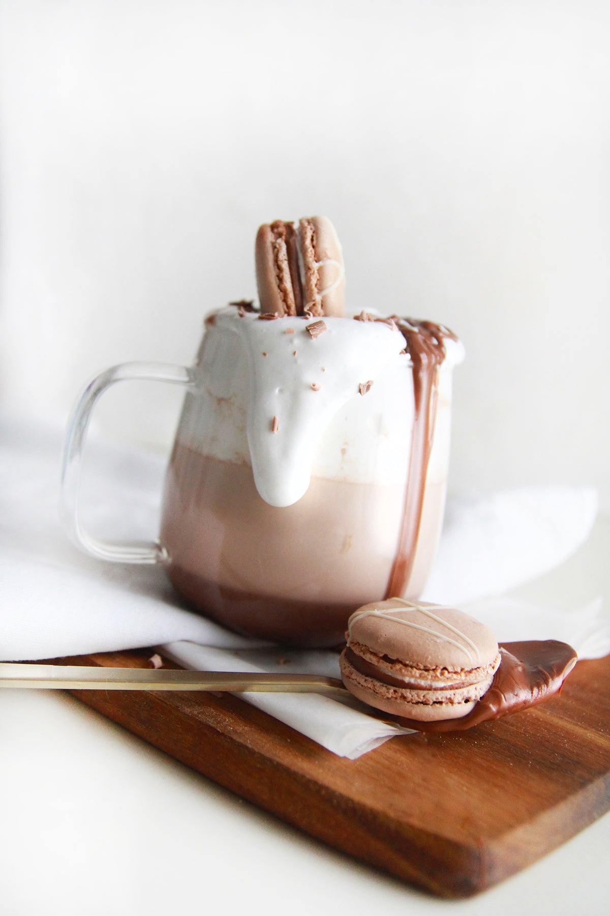 Hot Chocolate Macarons
