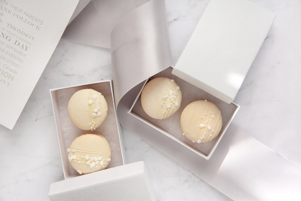 Two Piece Macaron Favours