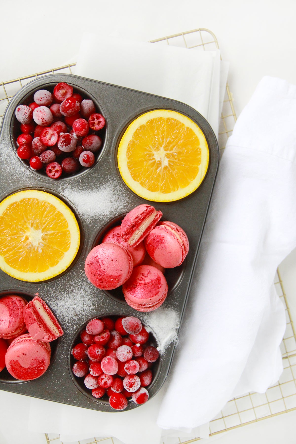 2026 Cranberry Orange Macarons