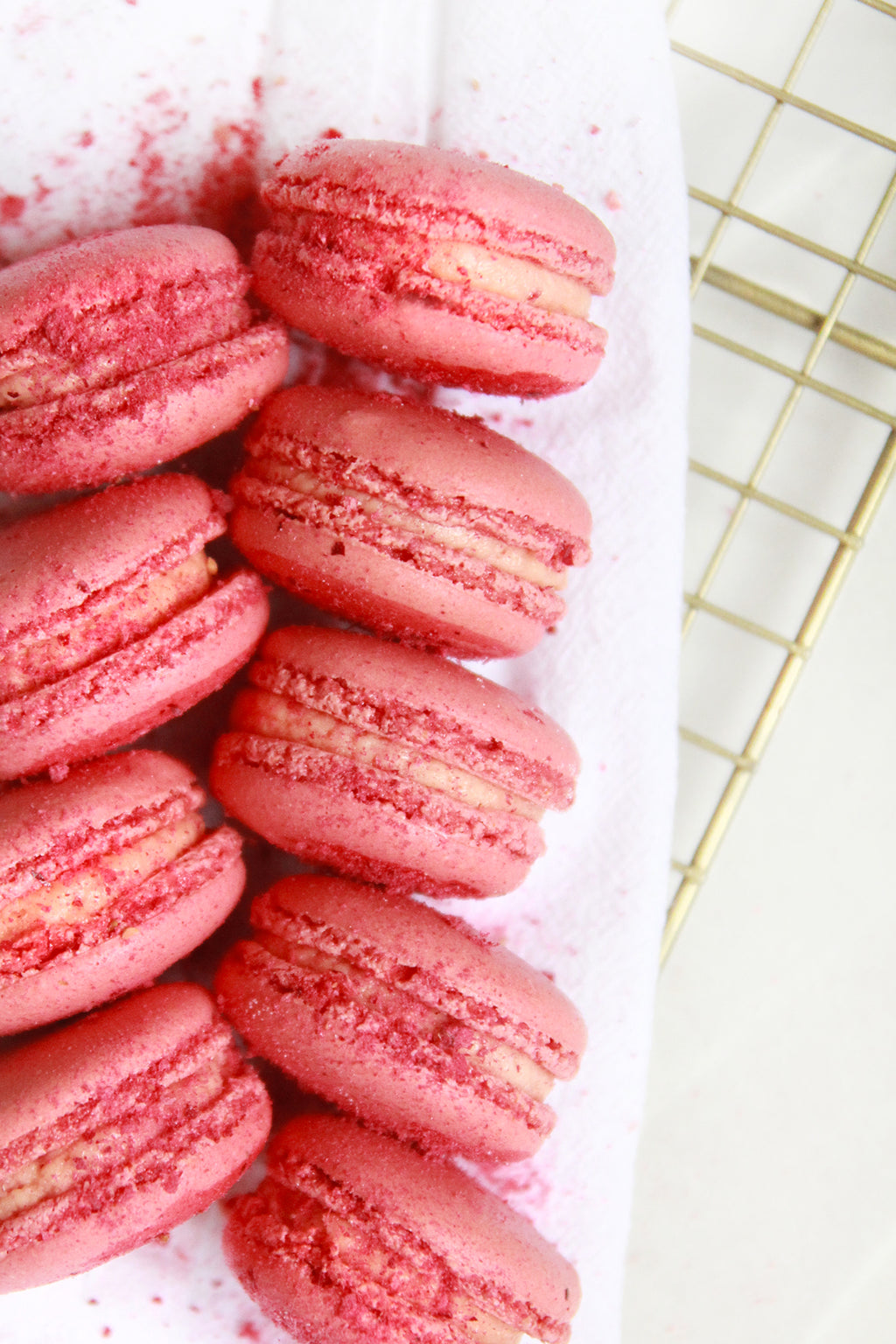 2026 Cranberry Orange Macarons