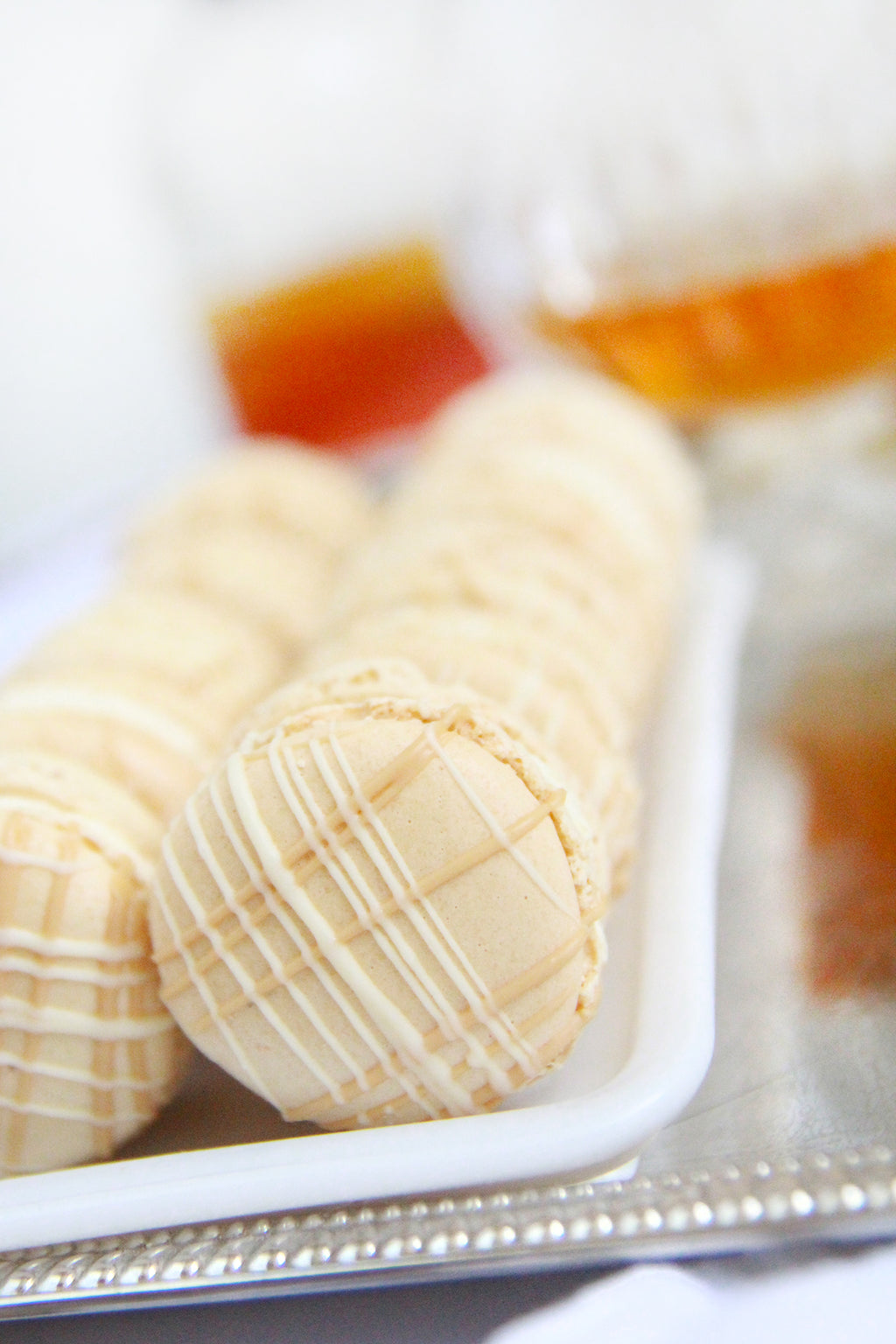 Maple Vanilla Bourbon Macarons