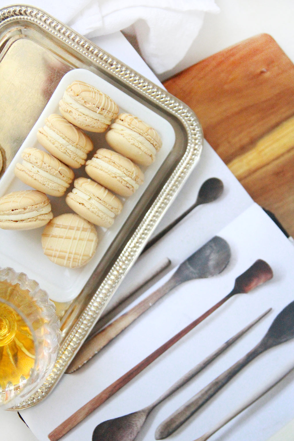 Maple Vanilla Bourbon Macarons