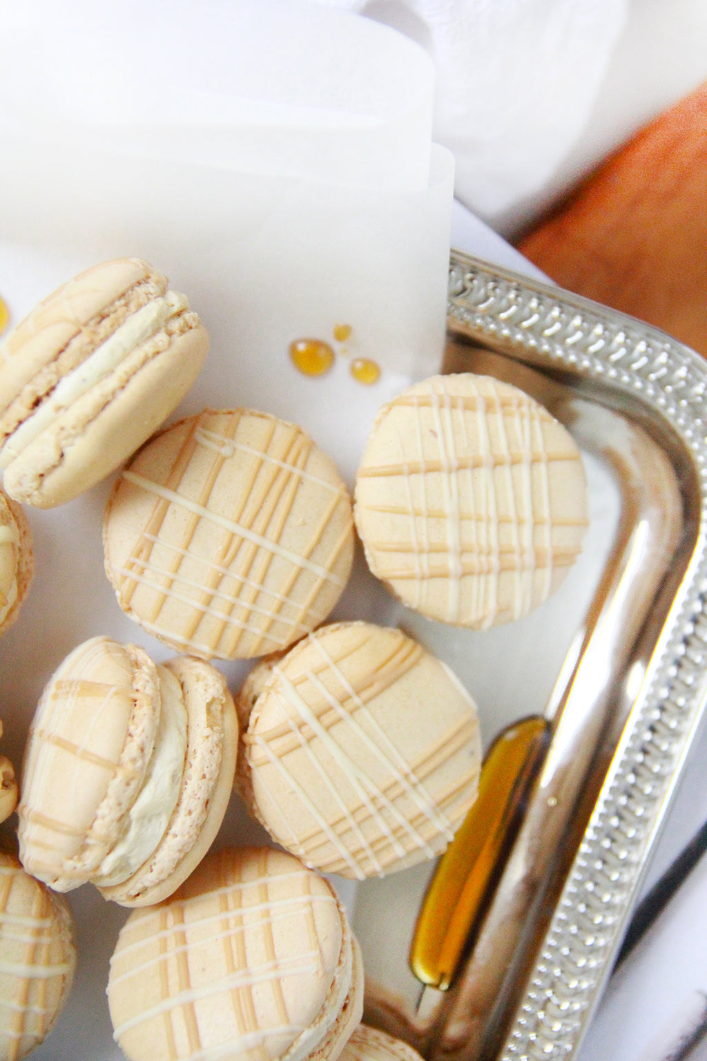 Maple Vanilla Bourbon Macarons