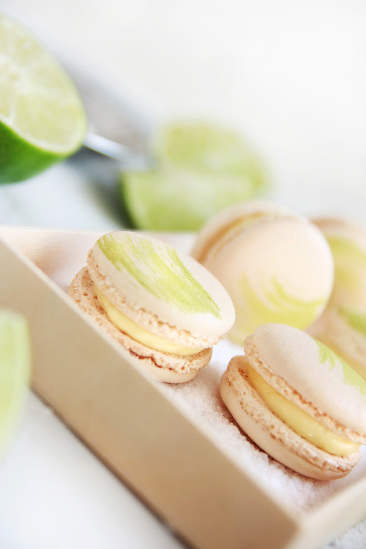 Lime Margarita Macarons