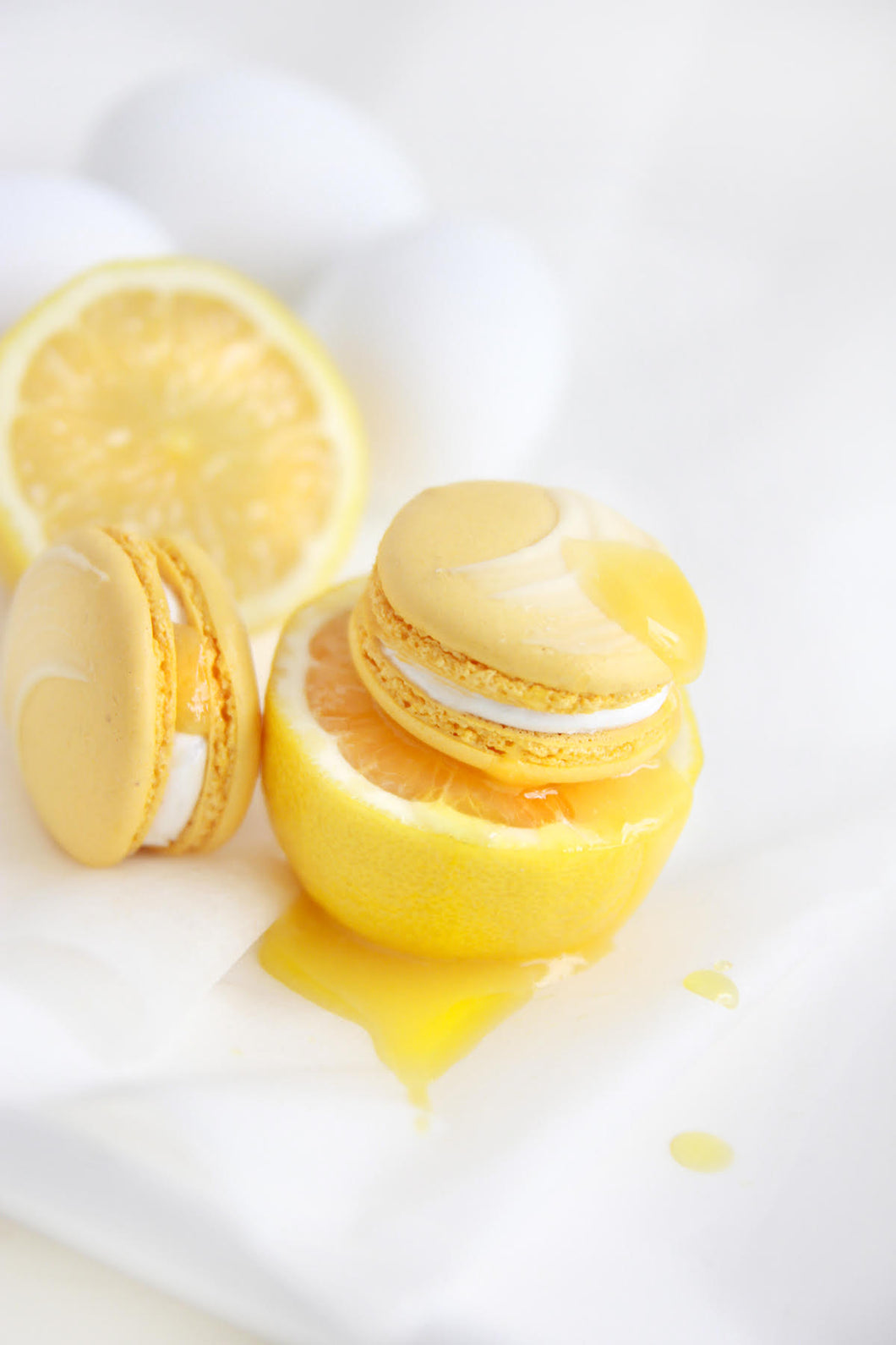 Lemon Meringue Macarons