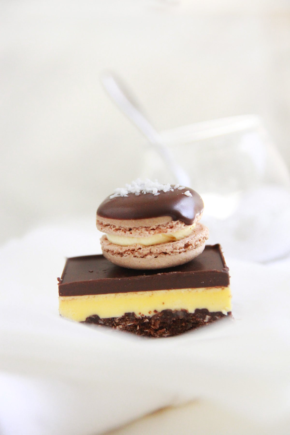Nanaimo Bar Macarons