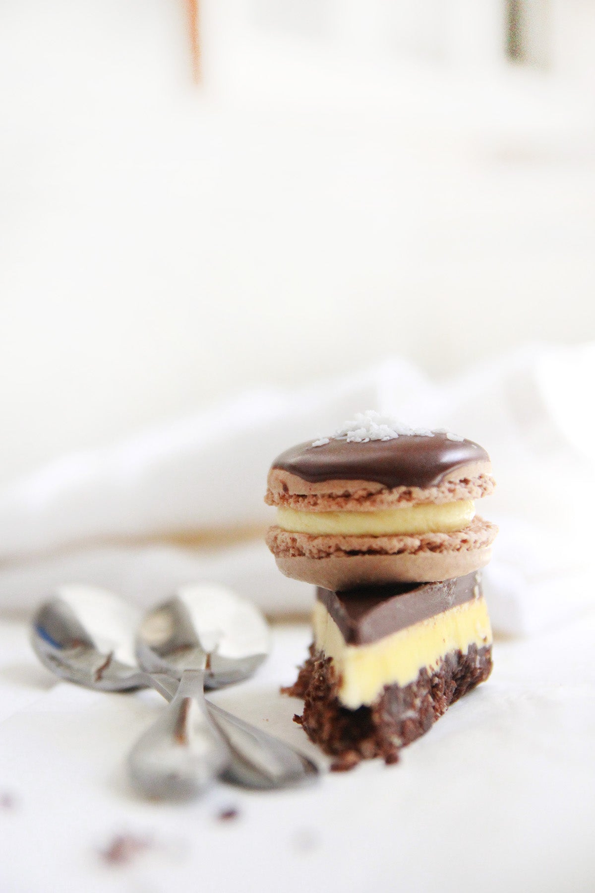 Nanaimo Bar Macarons