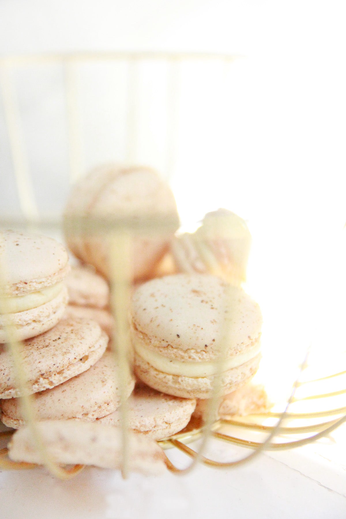 Egg Nog Macarons