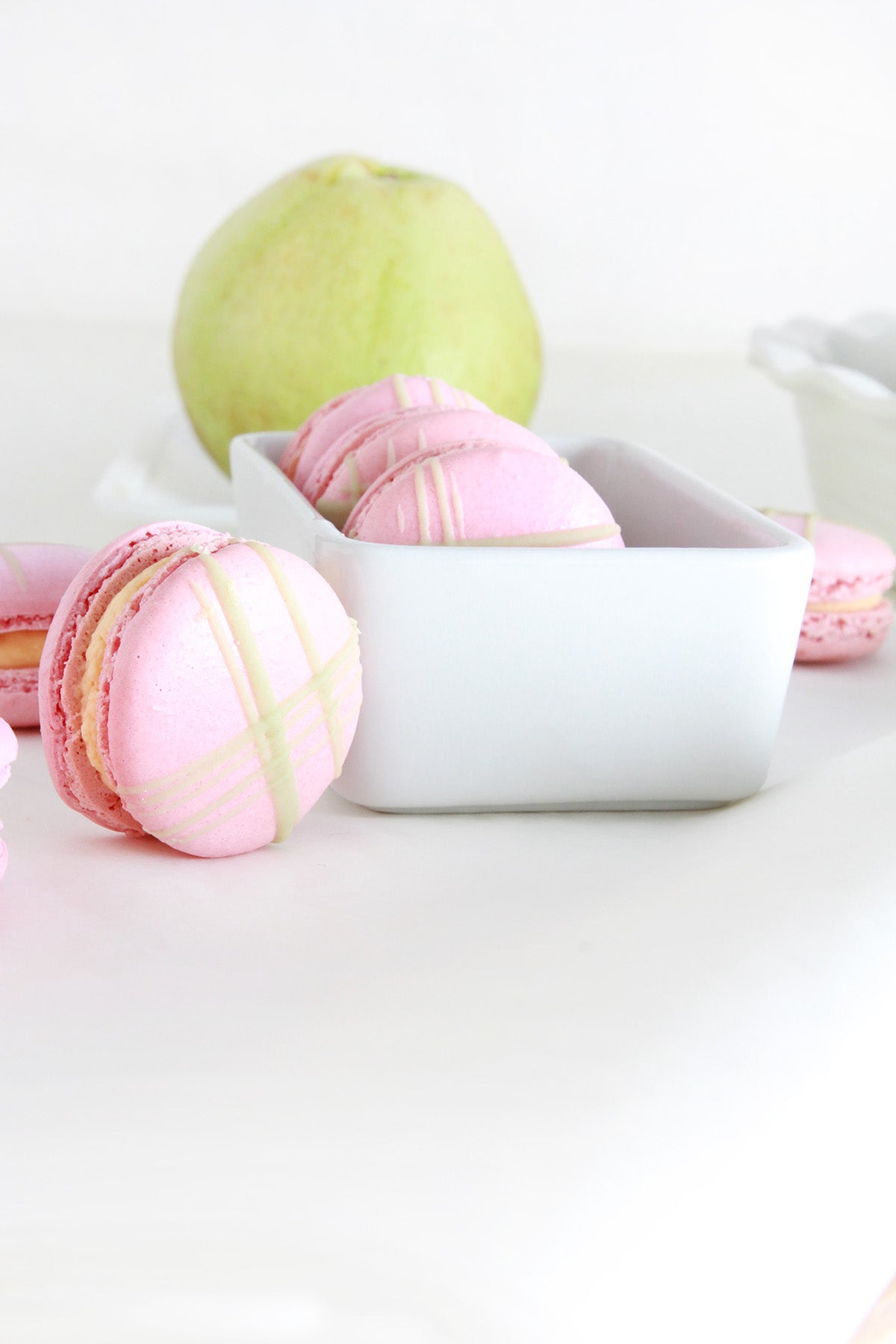 Pink Guava Macarons