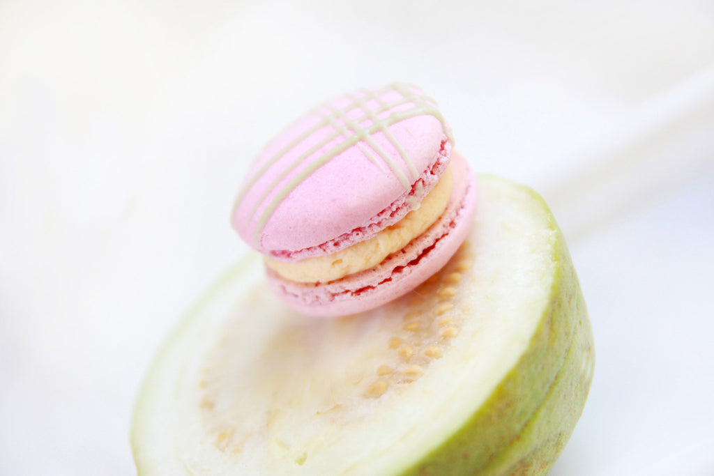 Pink Guava Macarons
