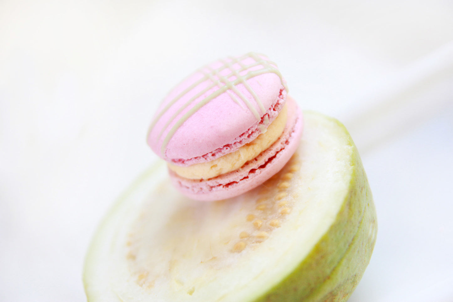 Pink Guava Macarons