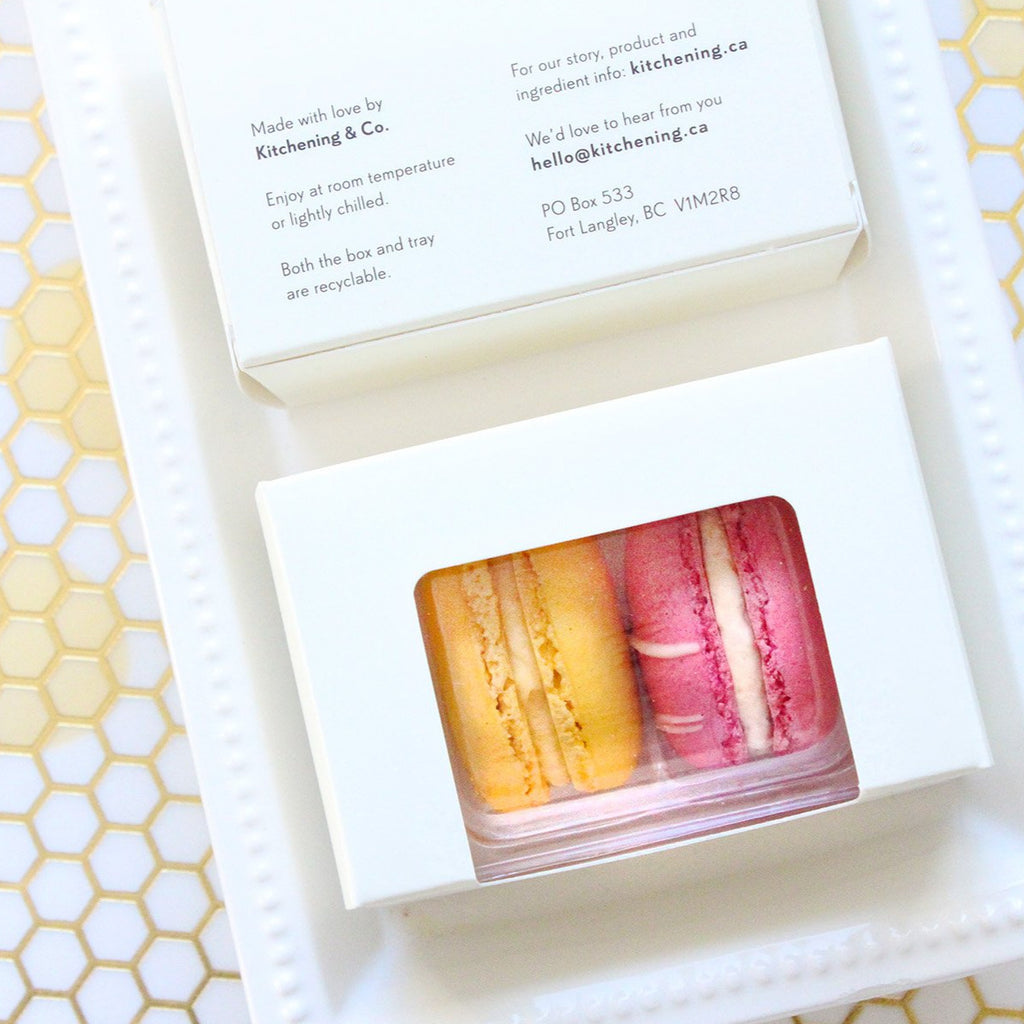 Two Piece Macaron Favours