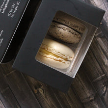 Load image into Gallery viewer, Two Piece Macaron Favour (in black)
