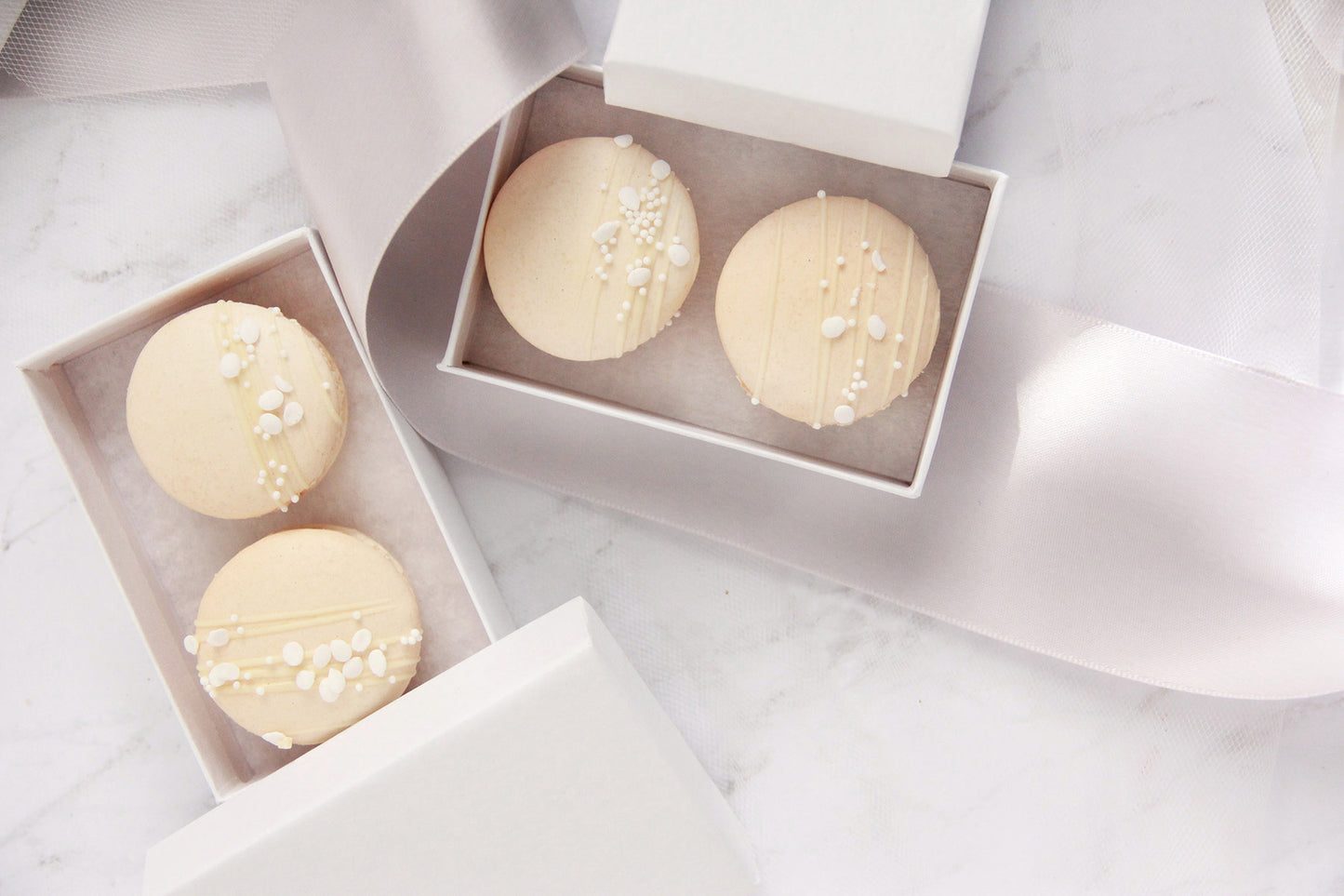 Pink Champagne Macarons