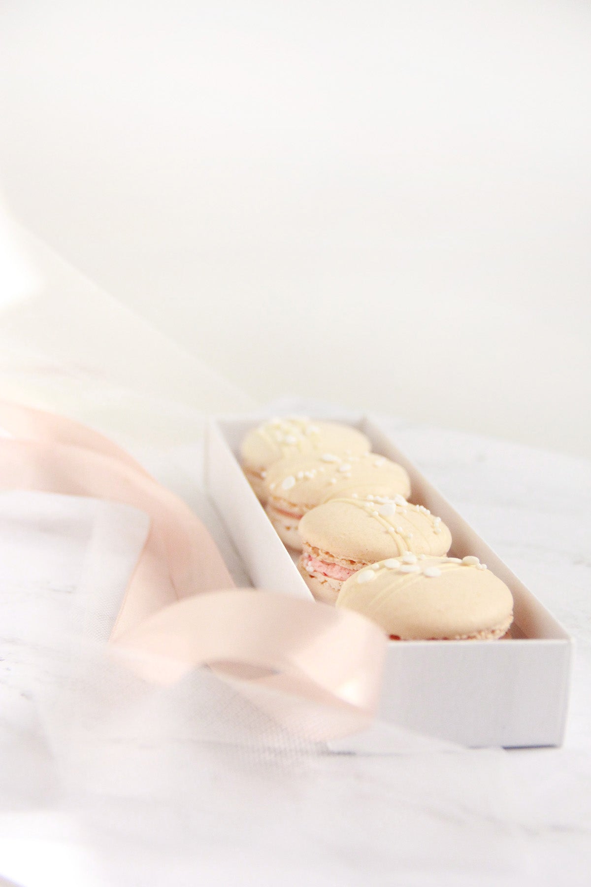Pink Champagne Macarons