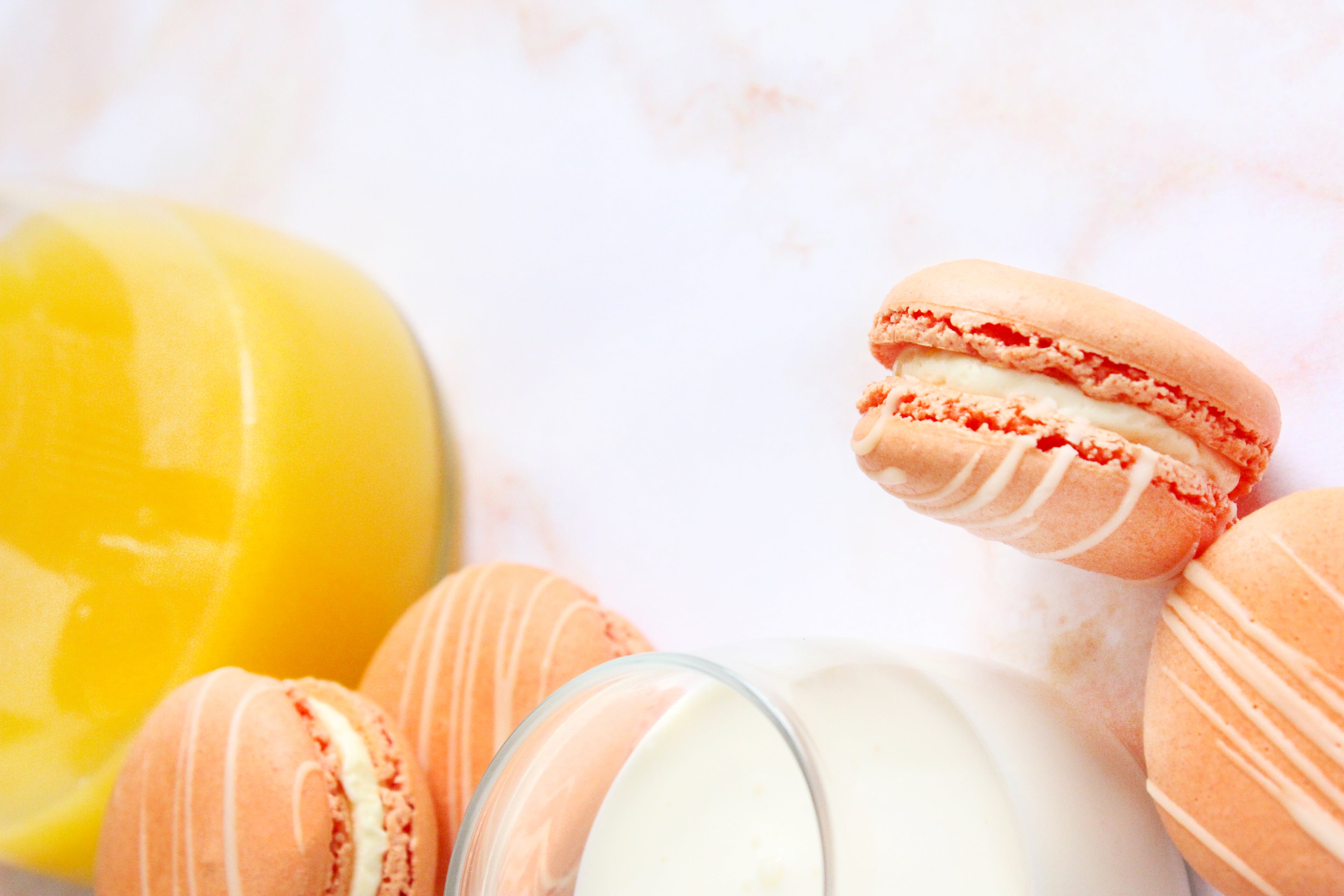 Orange Creamsicle Macarons