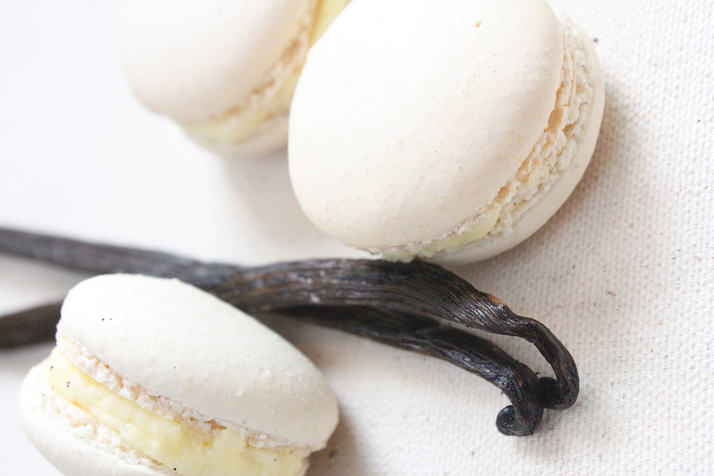 Vanilla Bean Macarons