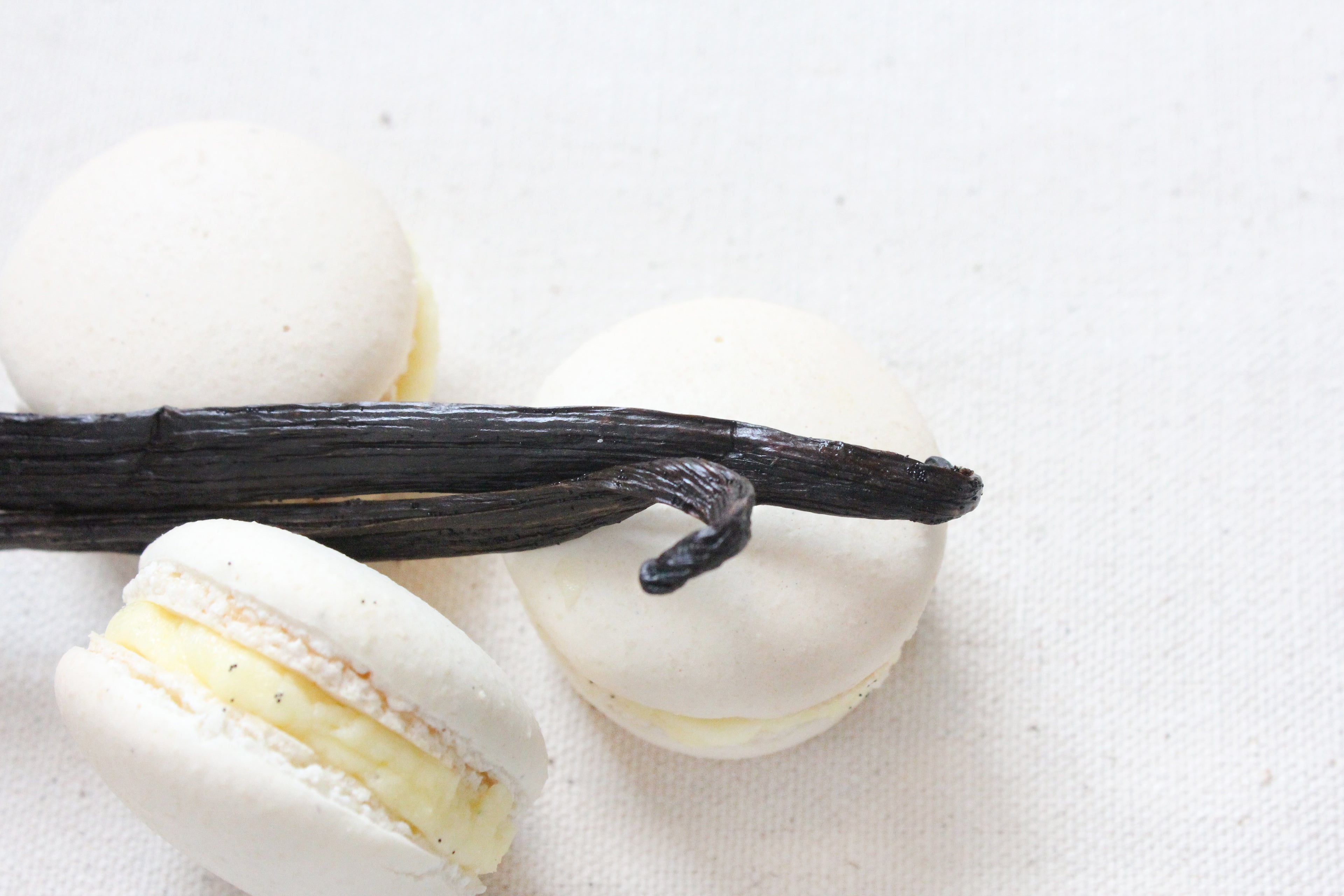 Vanilla Bean Macarons