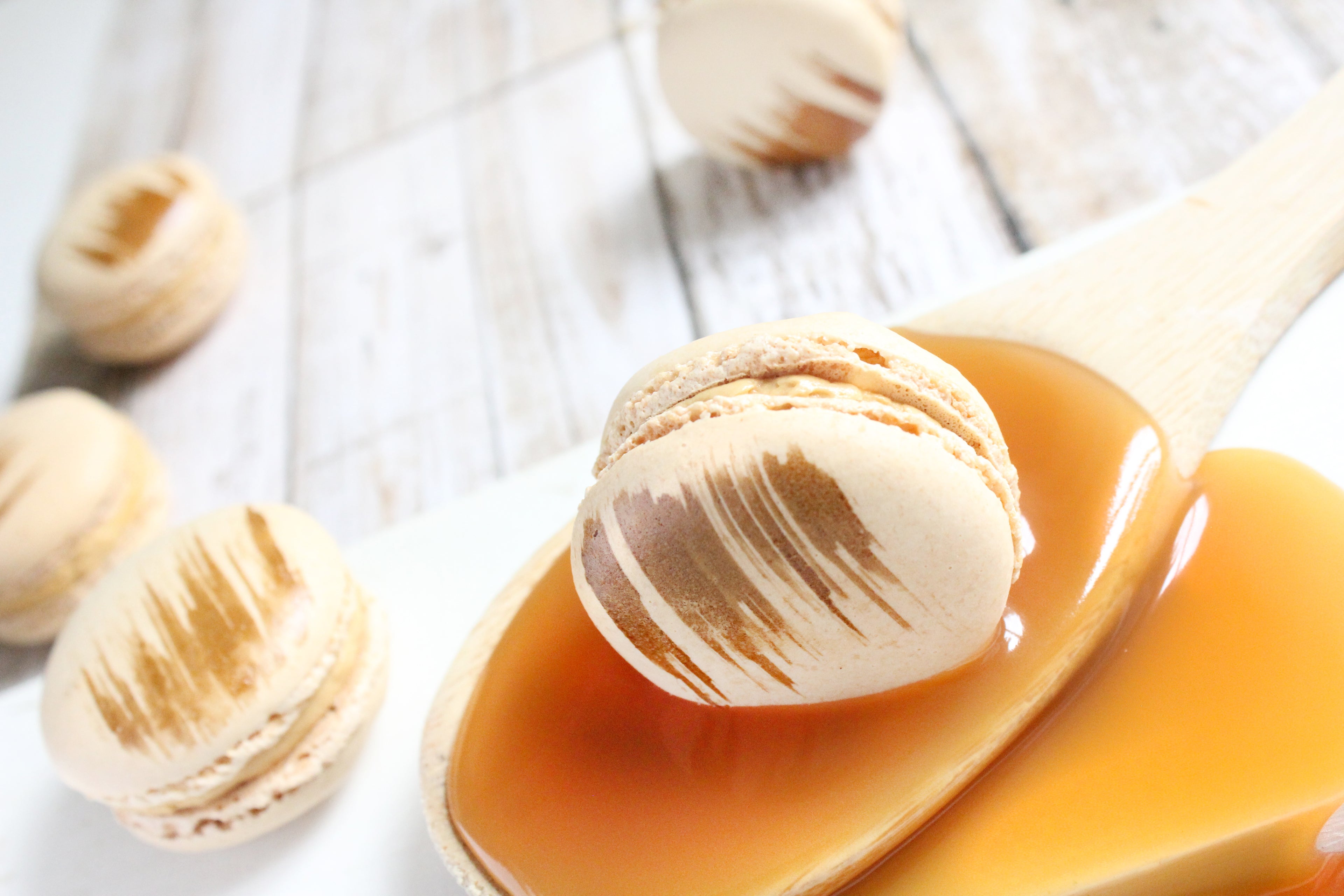 Salted Caramel Macarons