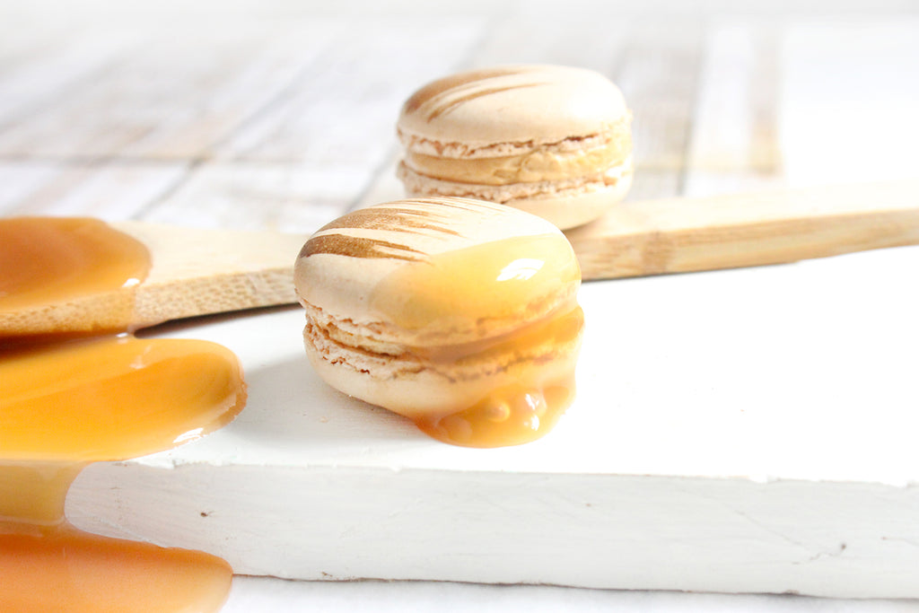 Salted Caramel Macarons