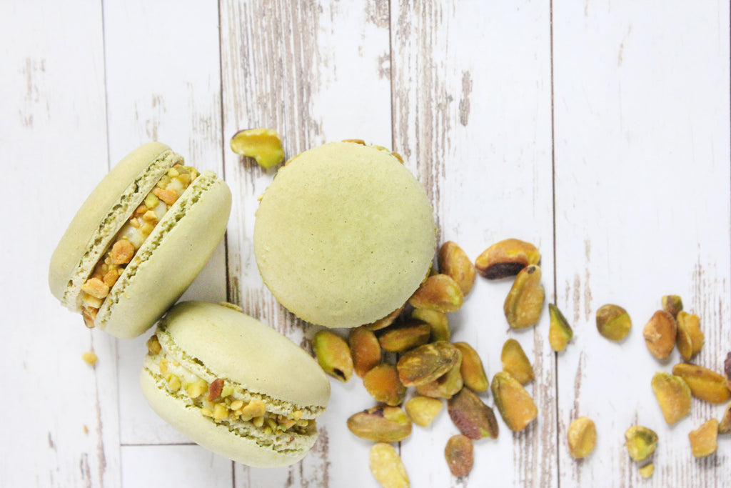 Pistachio Macarons