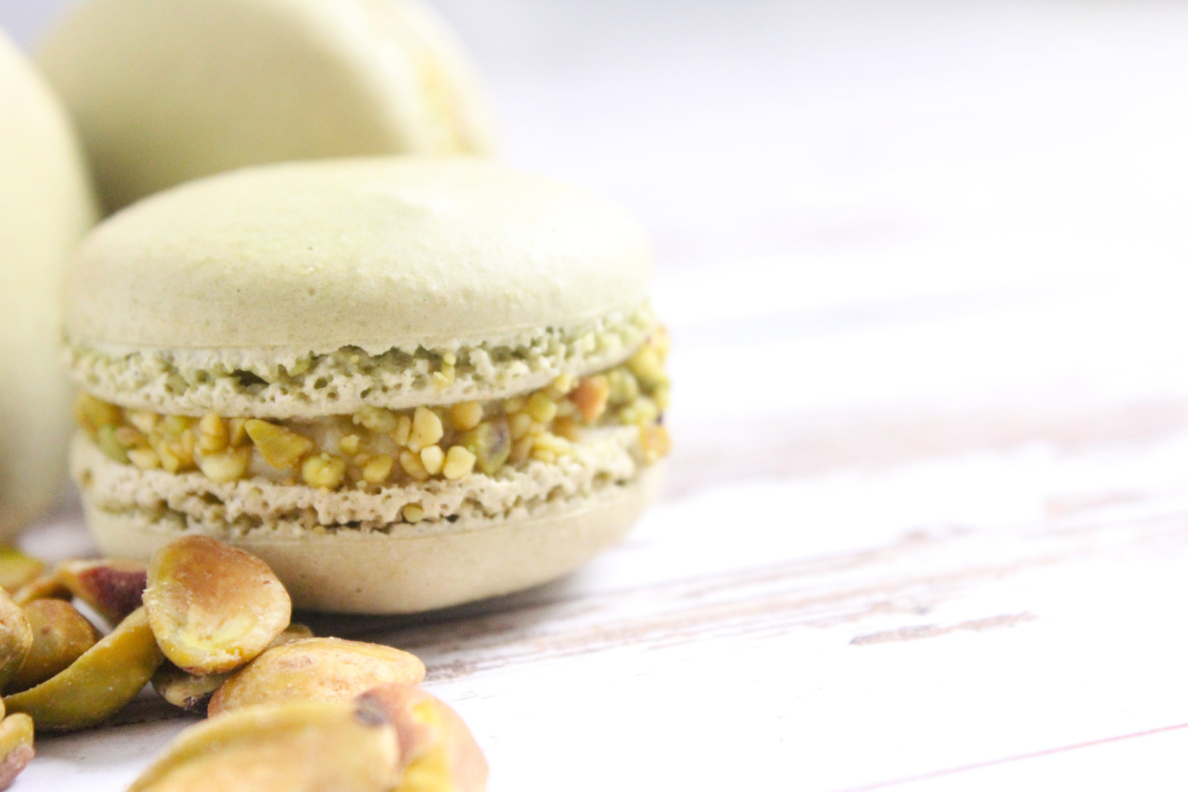 Pistachio Macarons