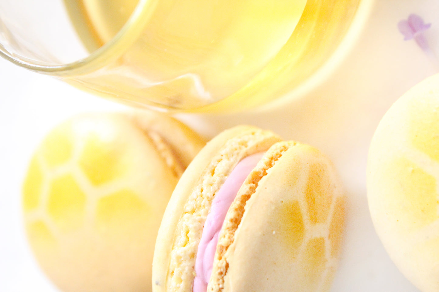 Honey Lavender Macarons