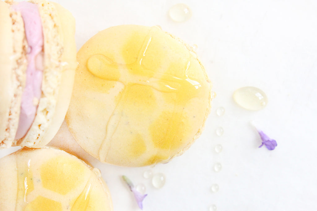 Honey Lavender Macarons