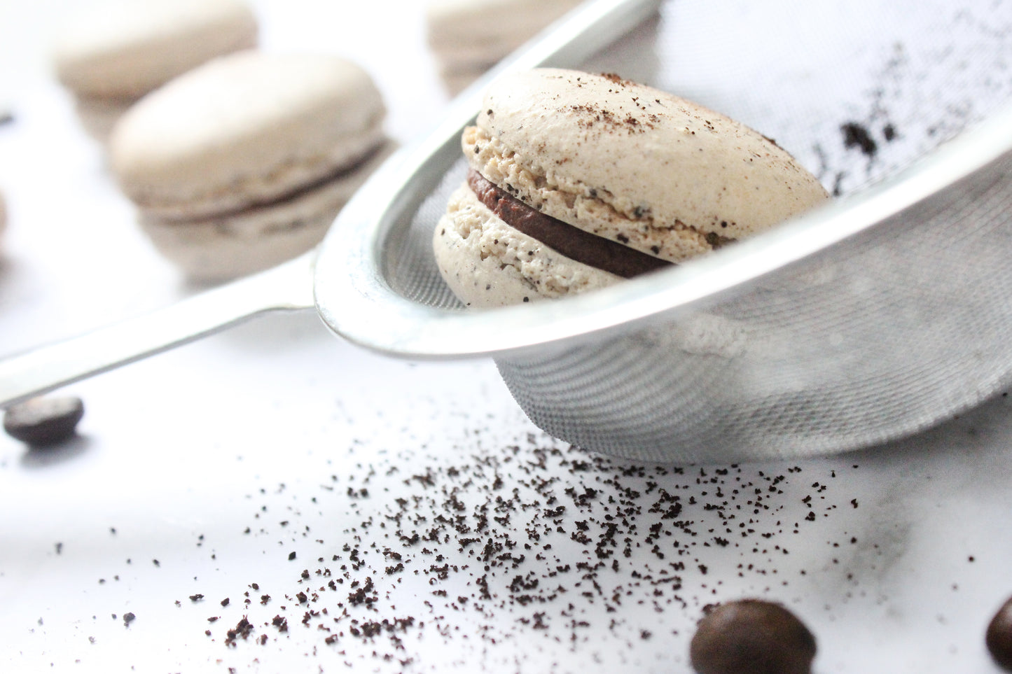 Espresso Chocolate Macarons