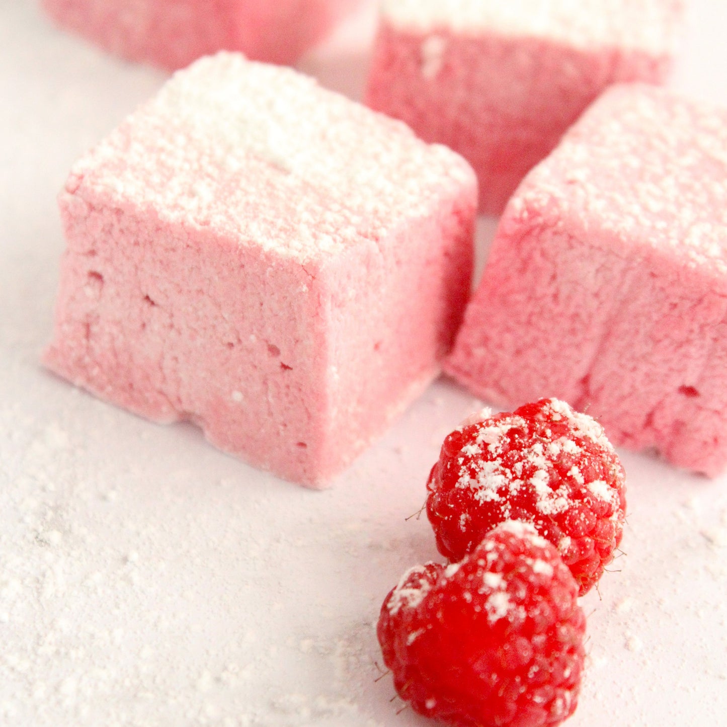 Raspberry Marshmallows