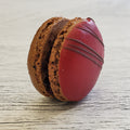 Sour Cherry Chocolate Macarons
