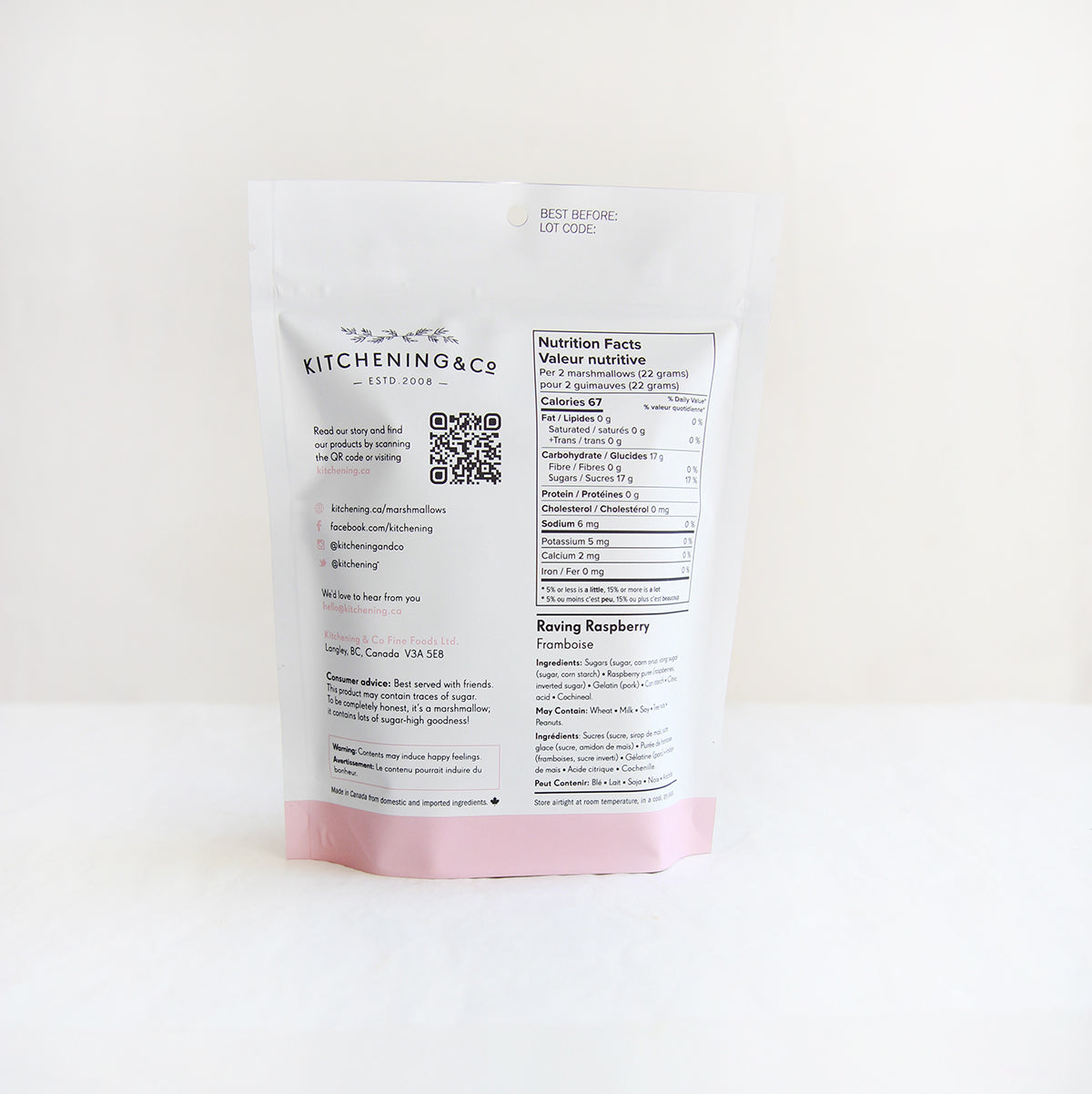 Raspberry Marshmallows